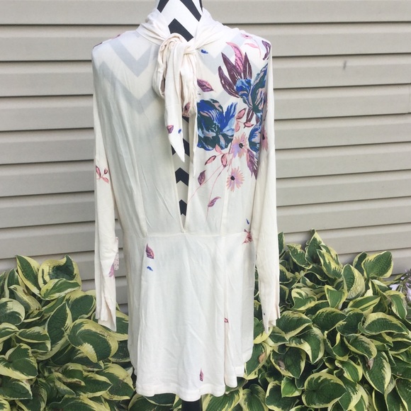 NWT Free People Gemma Ivory Tunic Dress - Picture 7 of 7